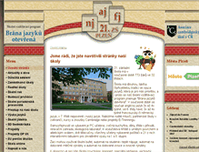 Tablet Screenshot of 21zsplzen.cz